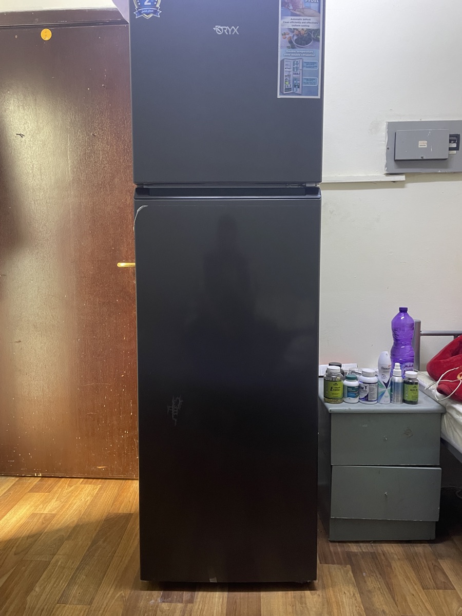 Oryx Double Door Refrigerator, 350L, Silver, OXRTM-350VR-ECL - Image 4