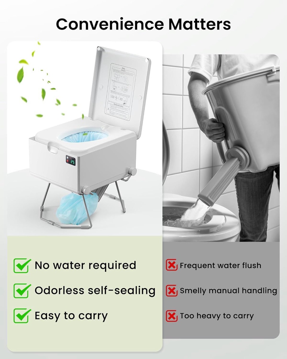 Portable Toilet- Water free - Image 4