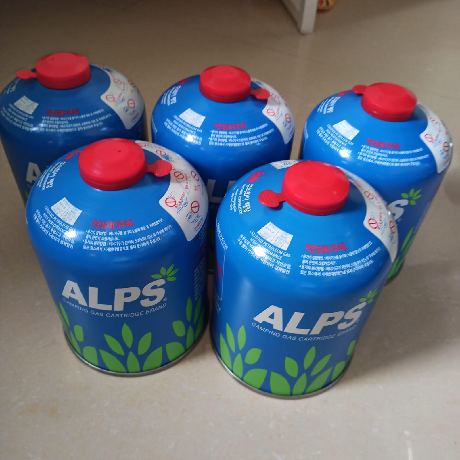 Brand New Camping Gas Never used All 5 Pcs 100 QR  - Image 3