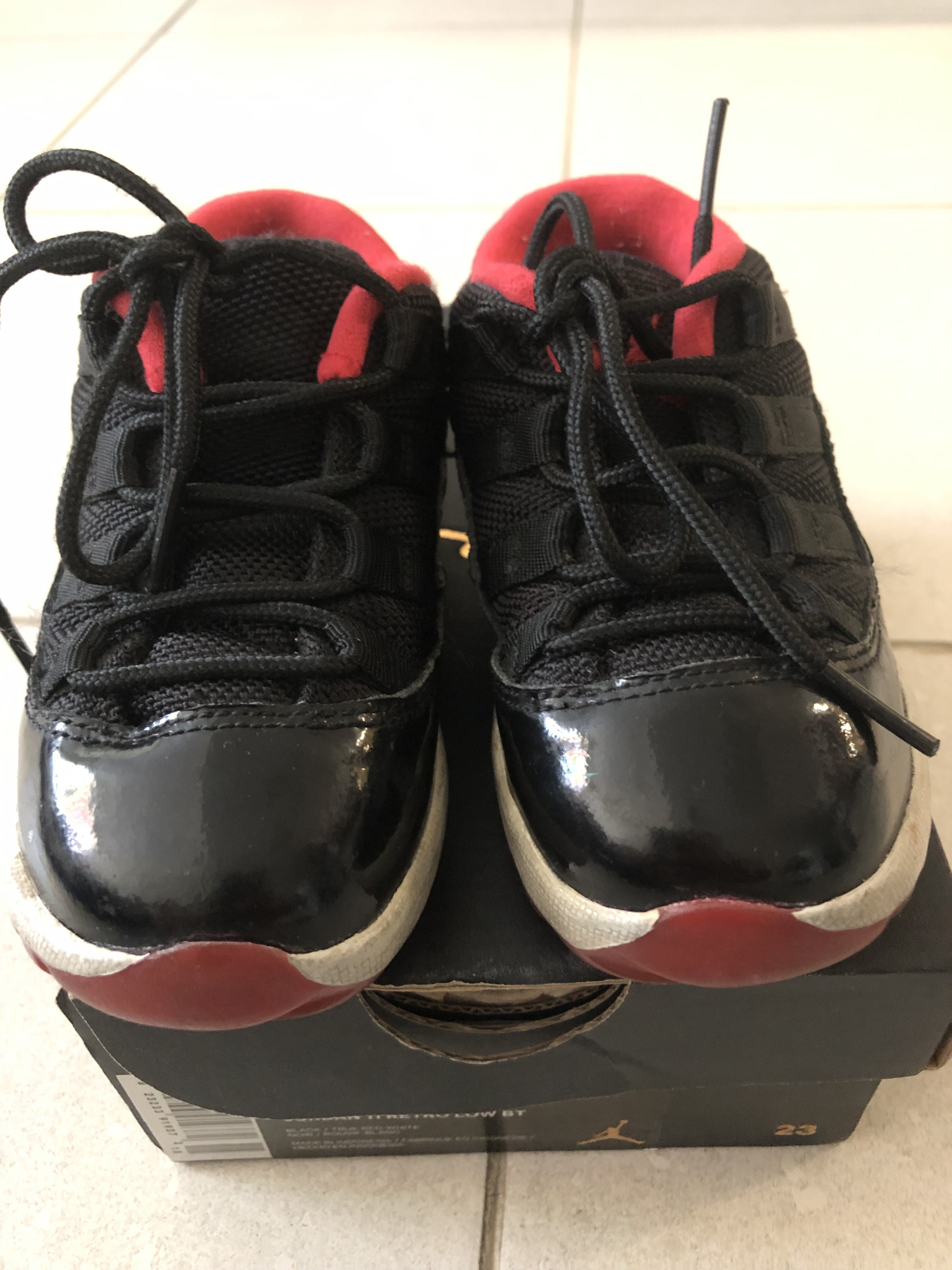 Original Jordan 11 Retro Low Breds size 8C - Image 1