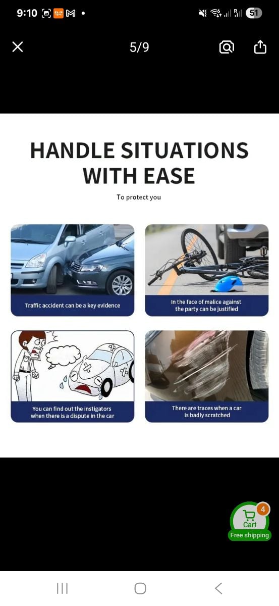 3 Cameras Dash Cam - Image 8
