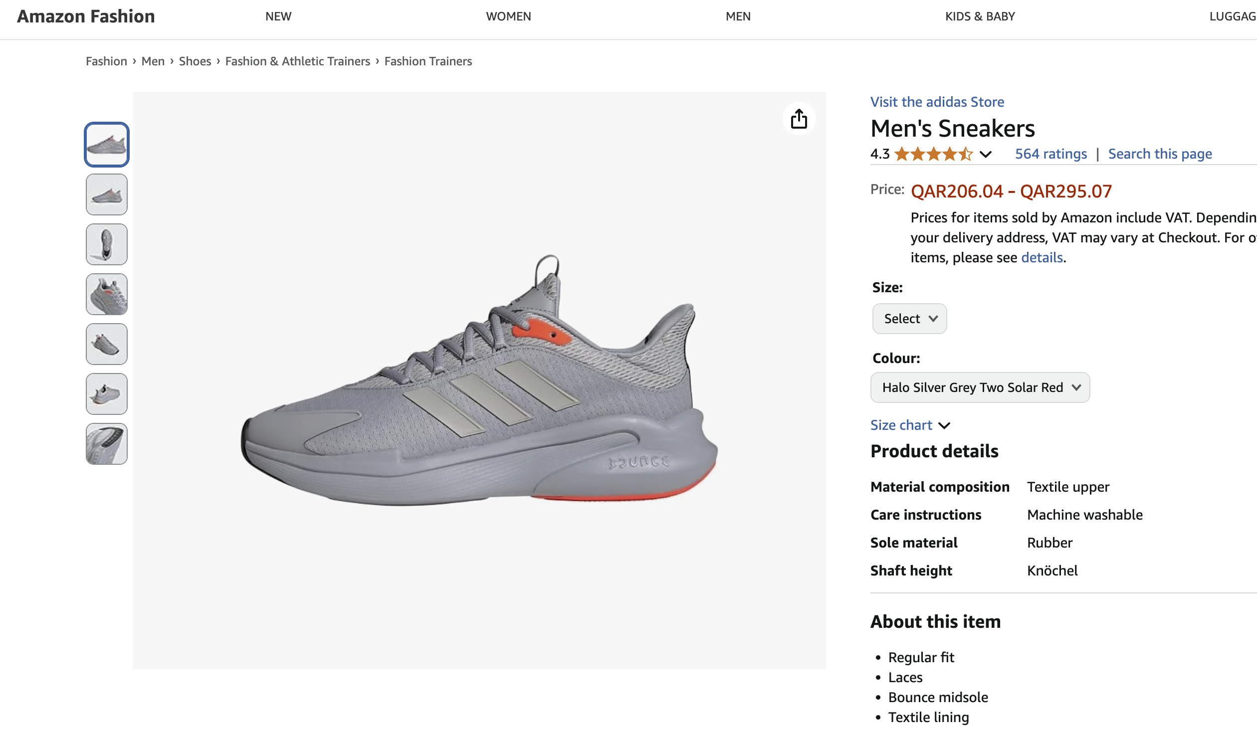 Adidas Men's AlphaEdge + Shoes Running Shoes - Image 3