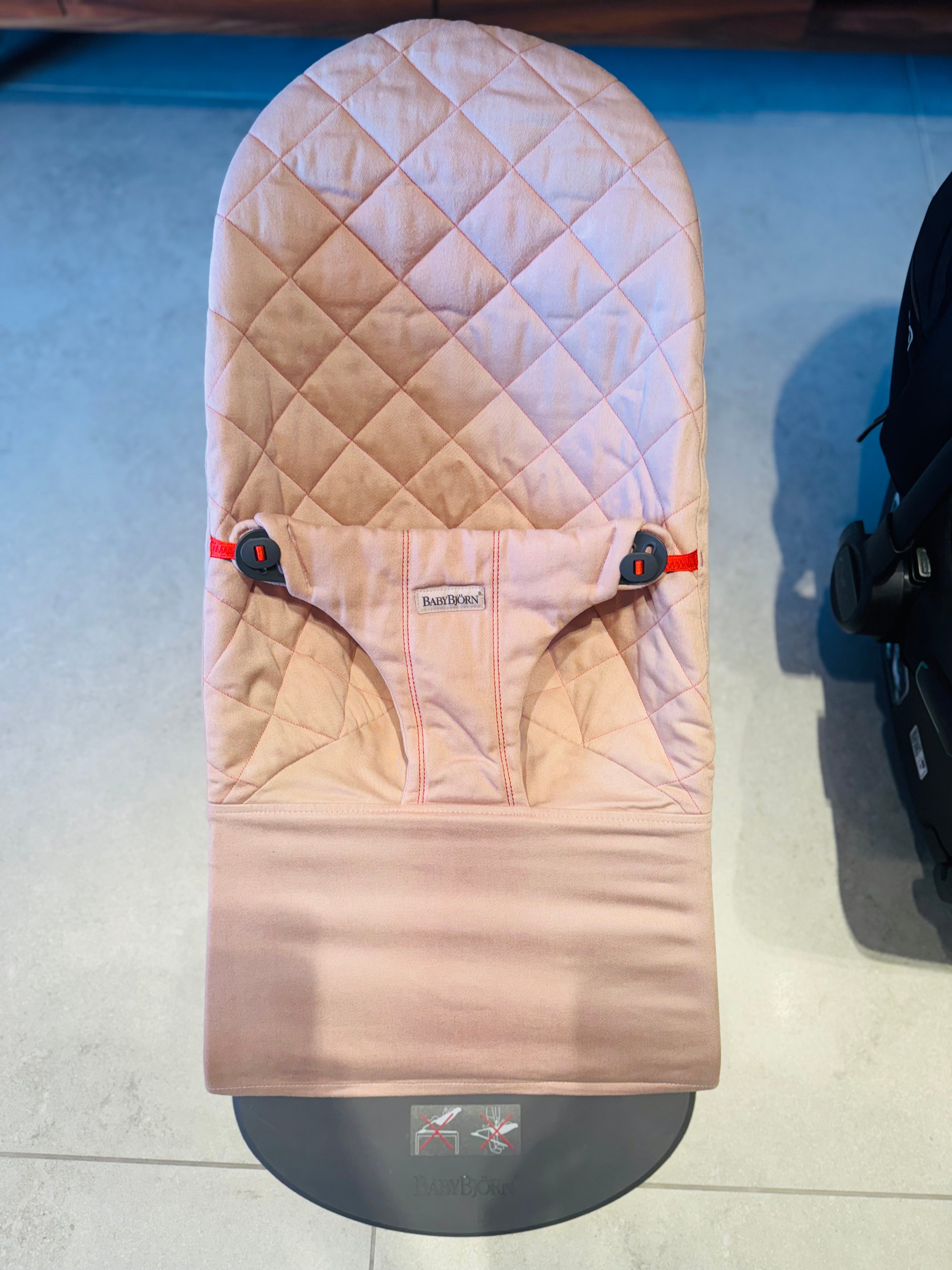 Babybjorn Bouncer Bliss - Cotton (Old rose) - Image 2