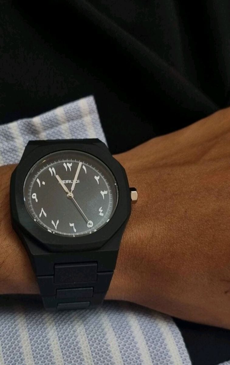 Arabic Numerals Quartz watch for men - Image 1