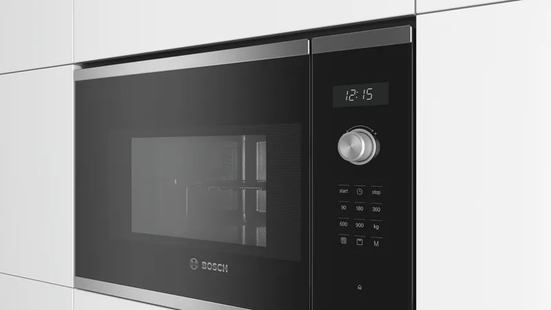 Bosch Series 6 Built-in Microwave 59x38 cm, Stainless Steel, BEL554MS0M - Image 1