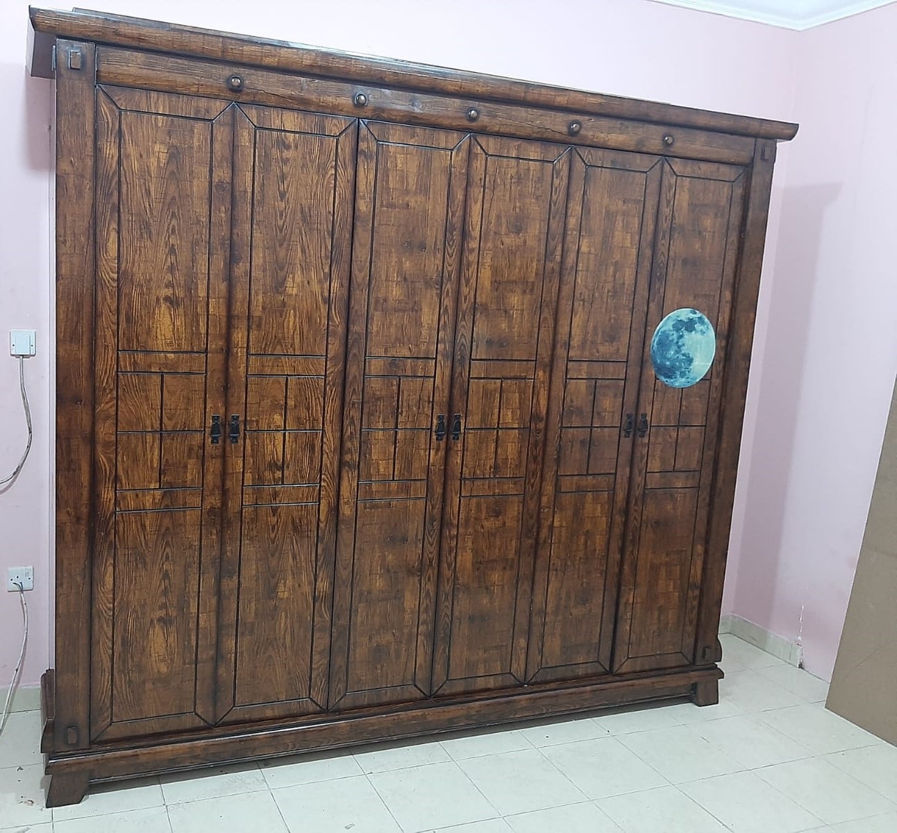 *******  Unique BED ROOM SET for sale : Bed Cot +Wardrobe+Side Table+Dressing Table+Mattress+Storage Cabinet **** - Image 5