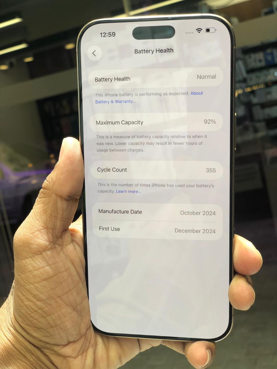 iPhone 16promax desert titanium 256gb - Image 3