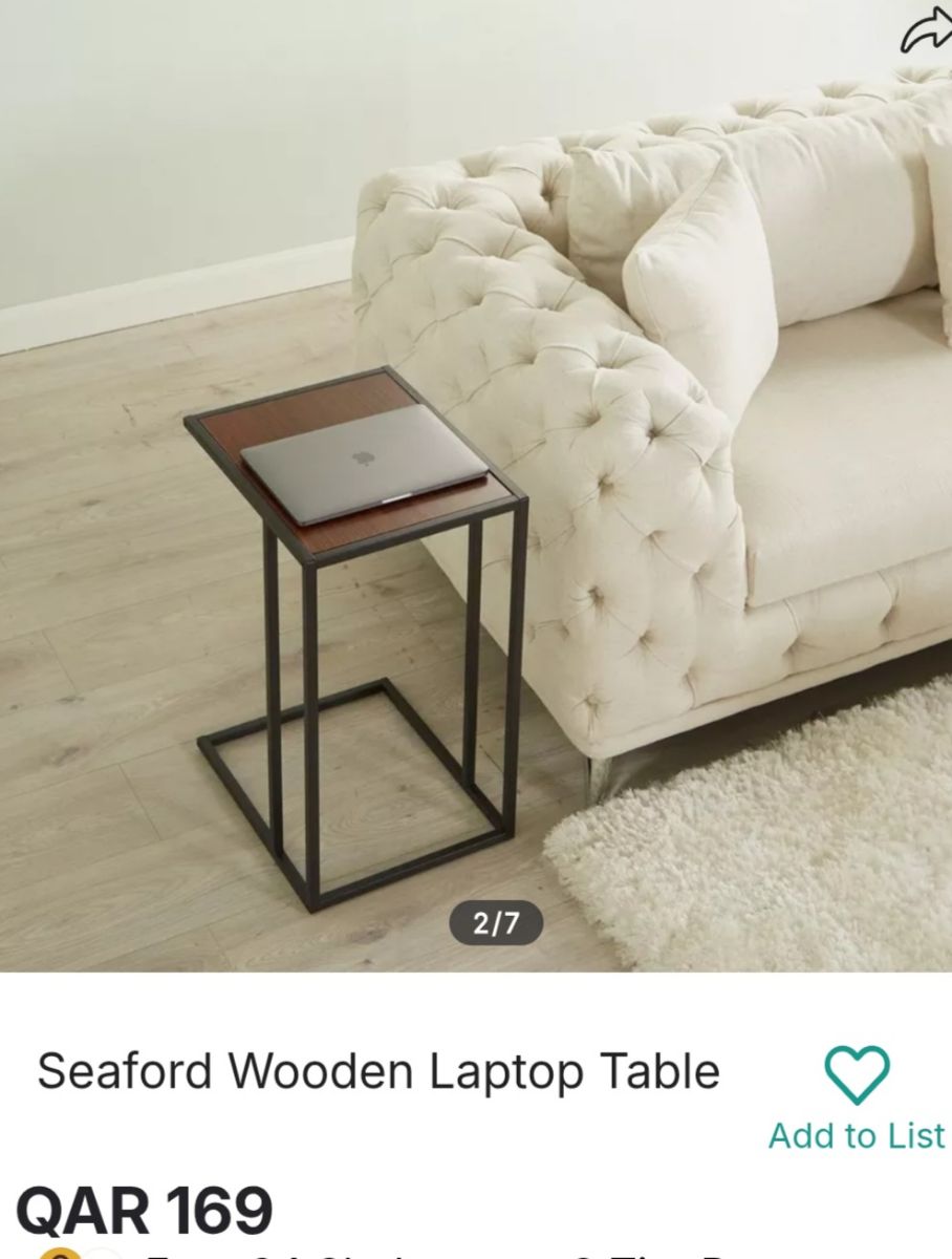 Laptop table in Excellent condition + free delivery - Image 2
