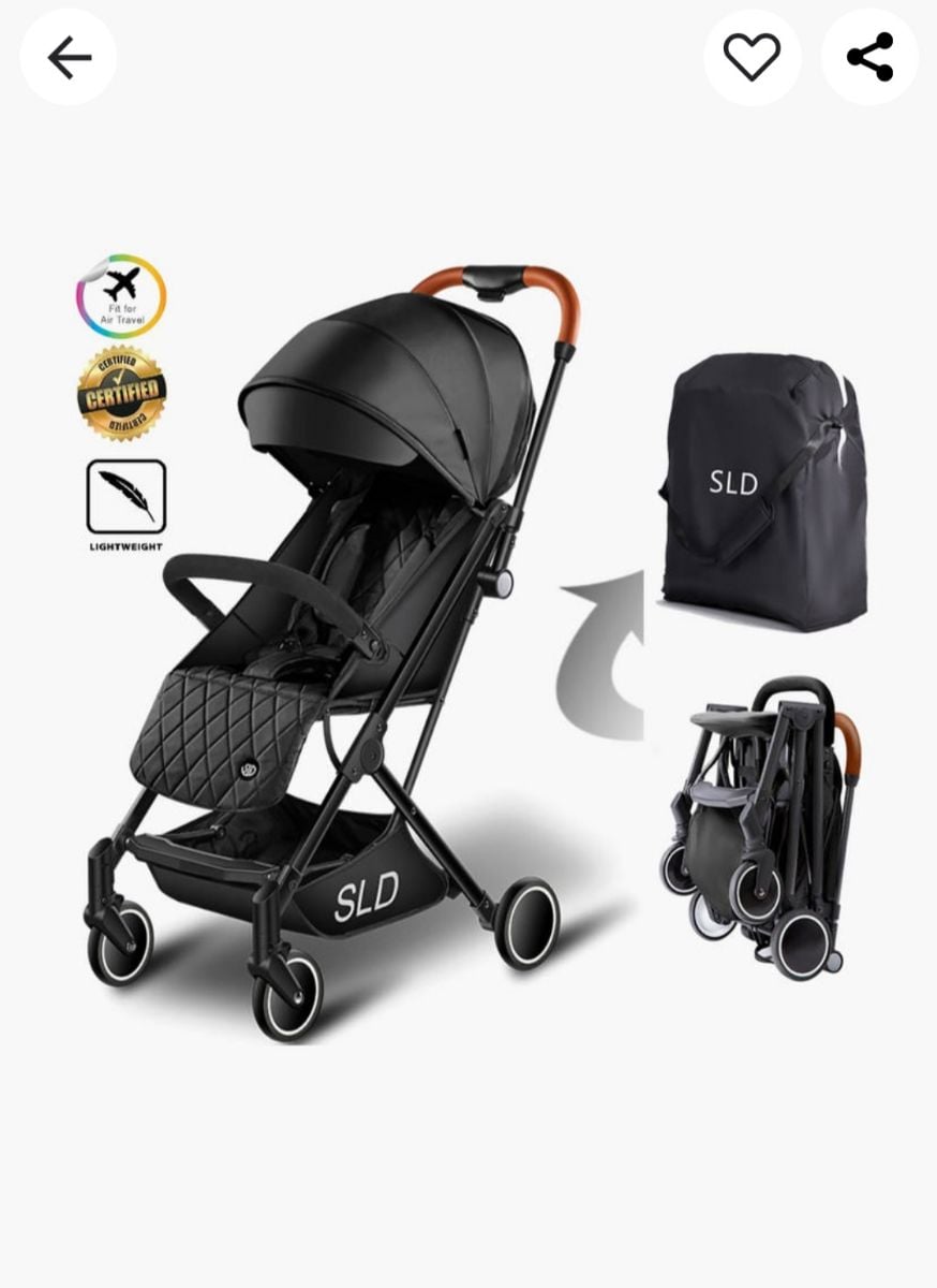Baby stroller with carrier - Image 1