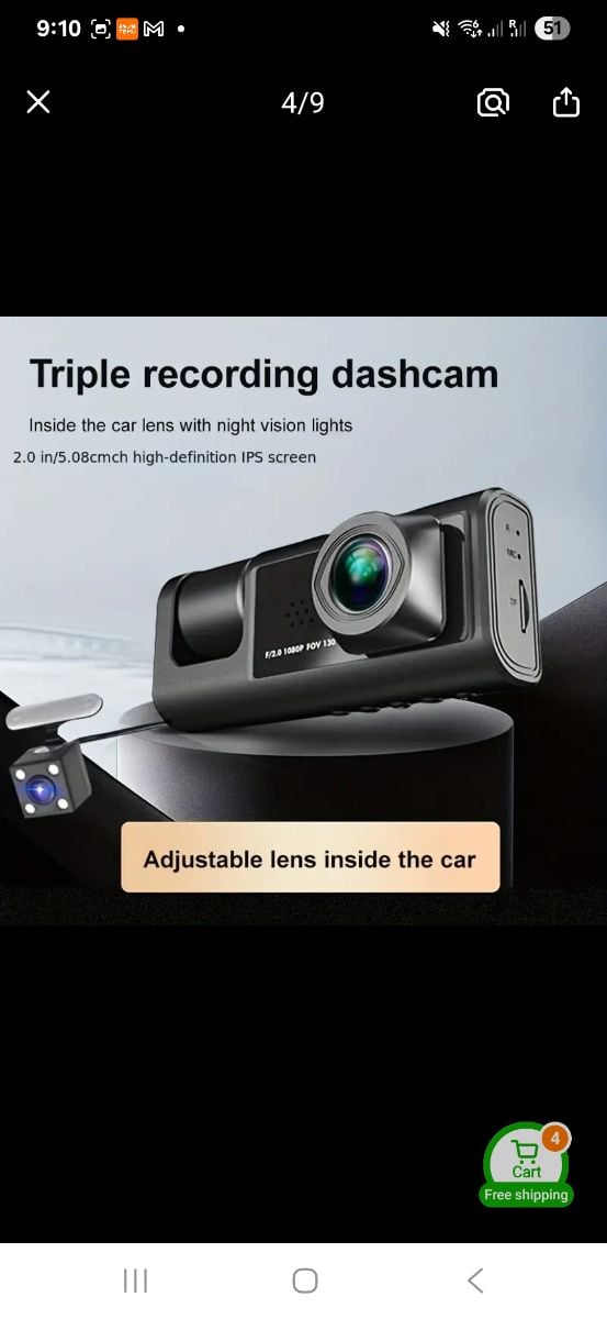 3 Cameras Dash Cam - Image 9
