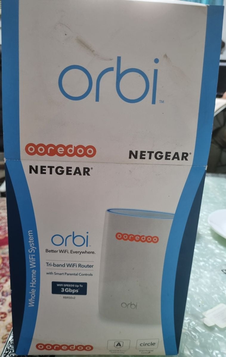 Orbi Netgear Ooredoo WiFi Router - excellent condition - Image 4