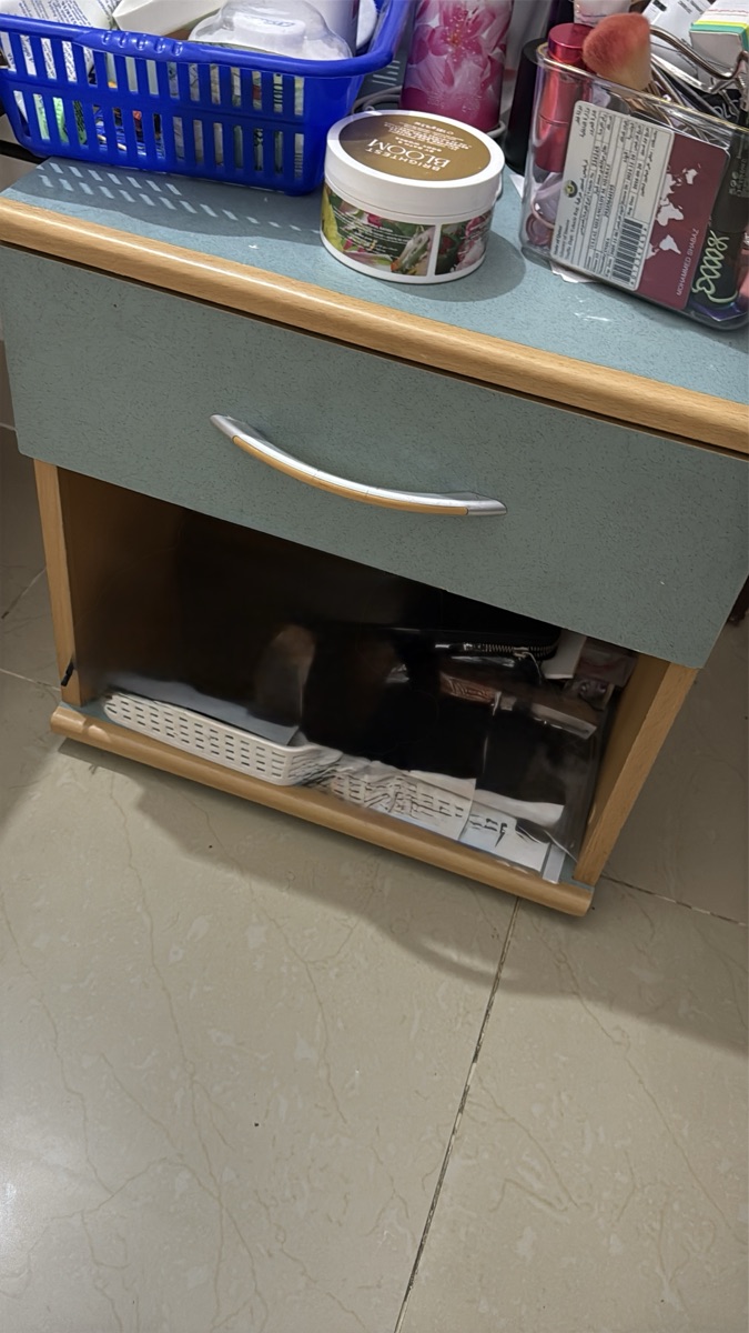 SOFA CUM BED , 4 chairs table, side table and small cupboard - Image 6