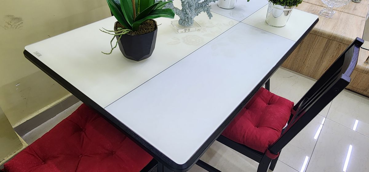 Home centre Dining table 4 chair - Image 1