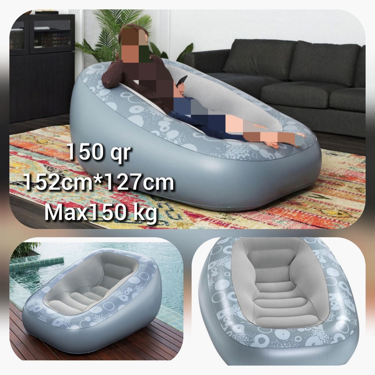 Inflatable camping mattress - Image 5