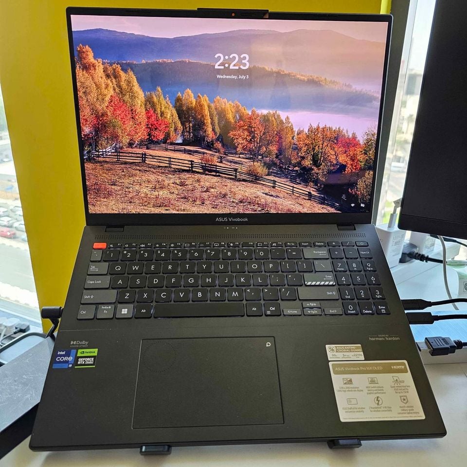 ASUS VivobookPro 16X Laptop i9-13980HX, RTX 4070, 32GB RAM, 1TB SSD, 3 Years International Warranty - Image 1