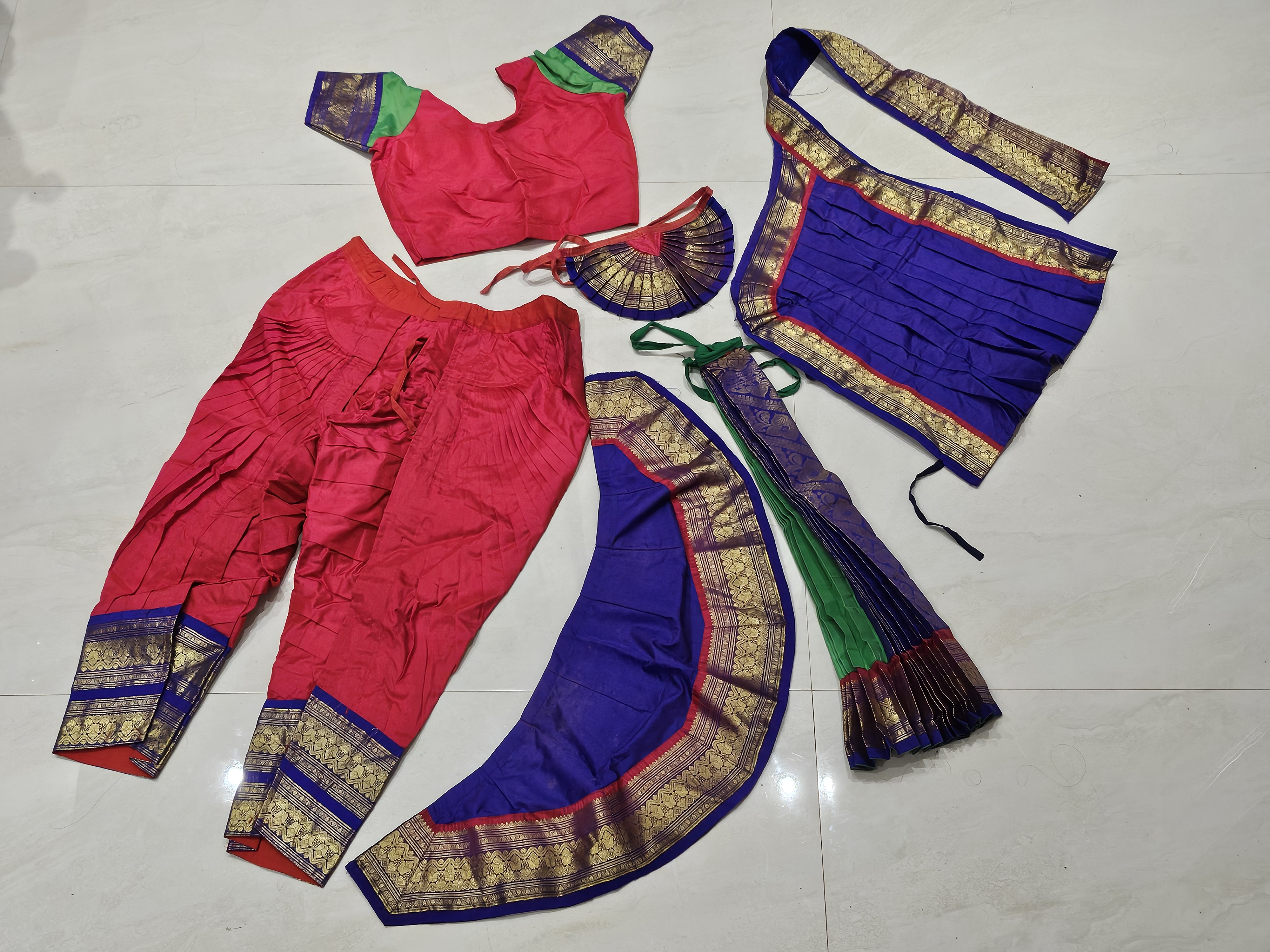 Indian Classical Dance Costume - Image 1
