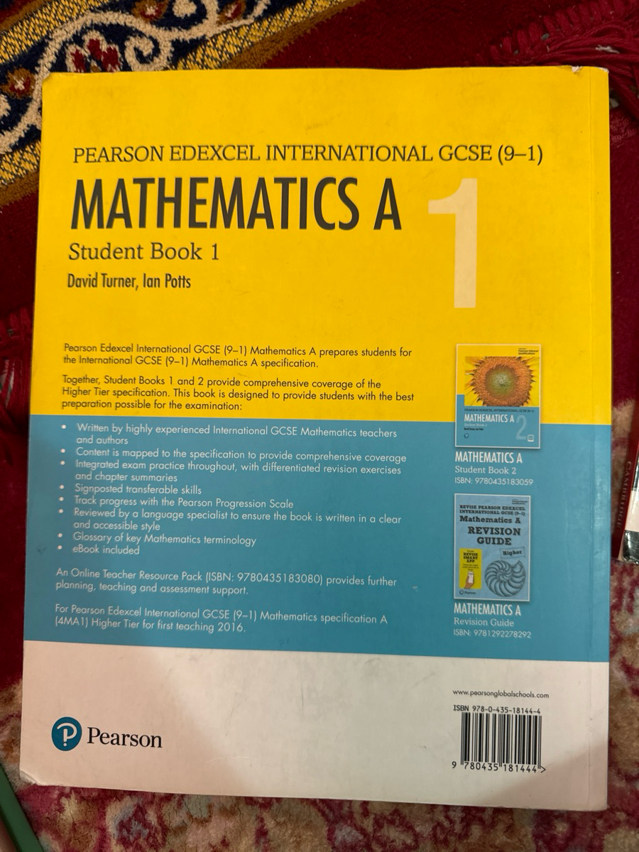 Pearson Mathematics A gcse textbook - Image 2