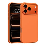 Silicone Case iPhone 17 Pro Max Orange - Image 1