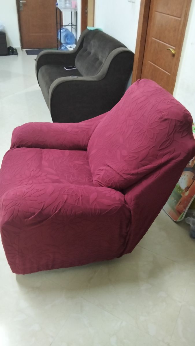 Homecentre Rocking leather recliner - Image 5