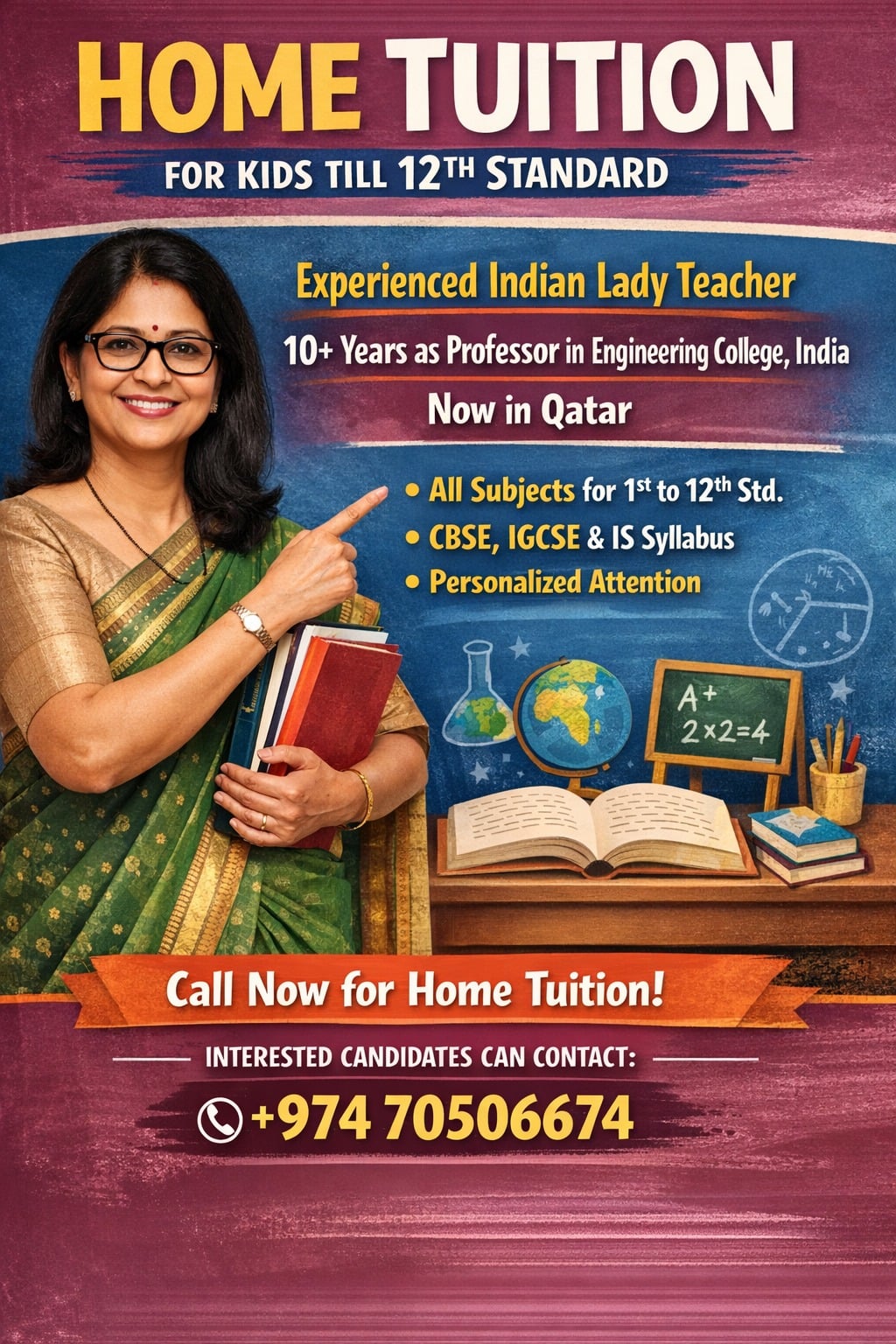 Tuition for Grade 1 to 12 - Image 1