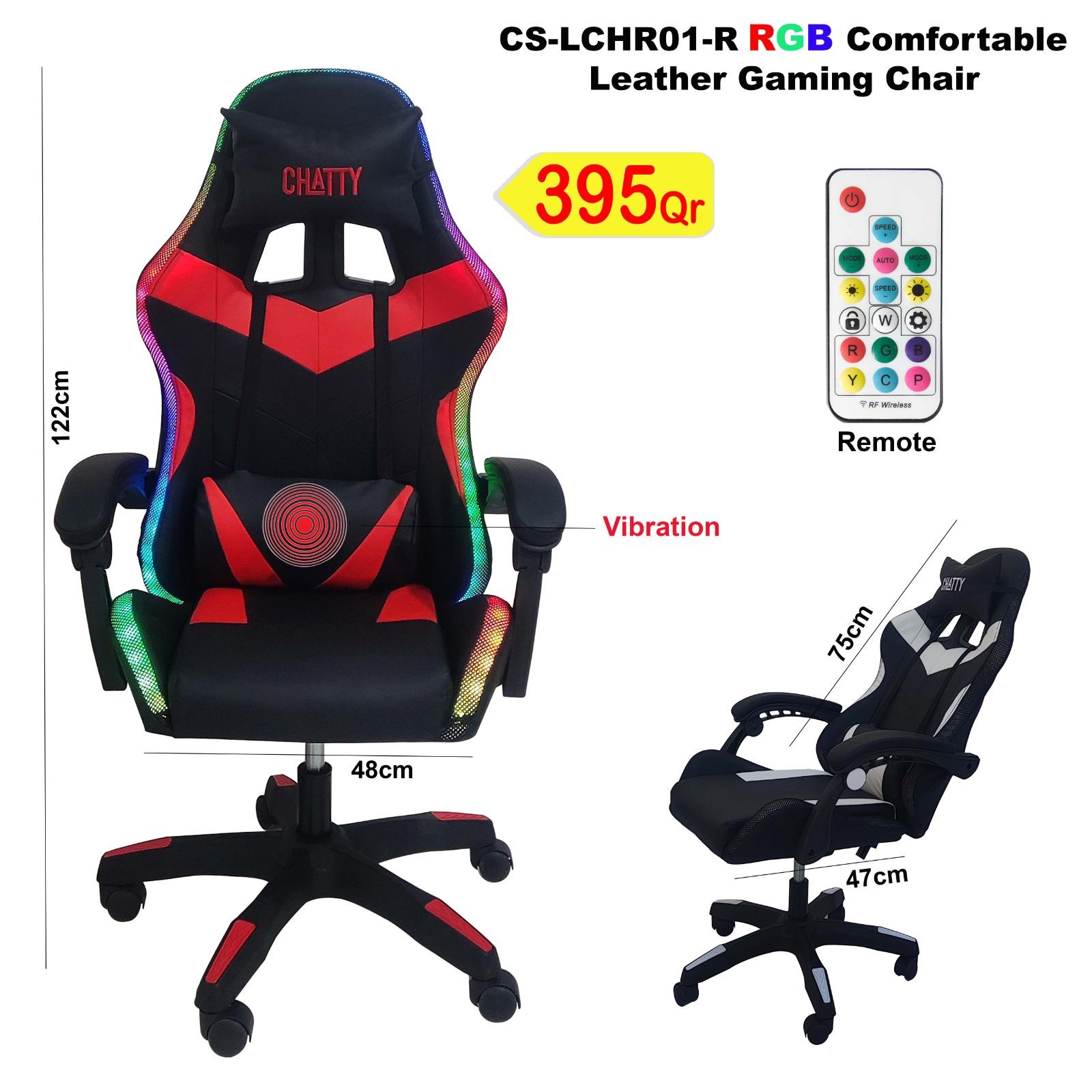 Ergonomic Game Chair , Height Adjustable Swivel Racing Gaming Massa - Image 2