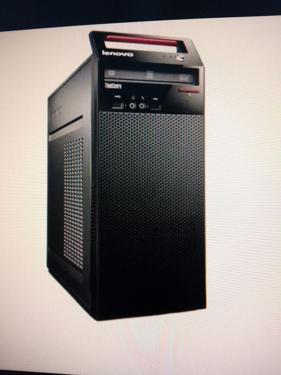 Lenovo think center edge moniter and CPU for sale - Image 4
