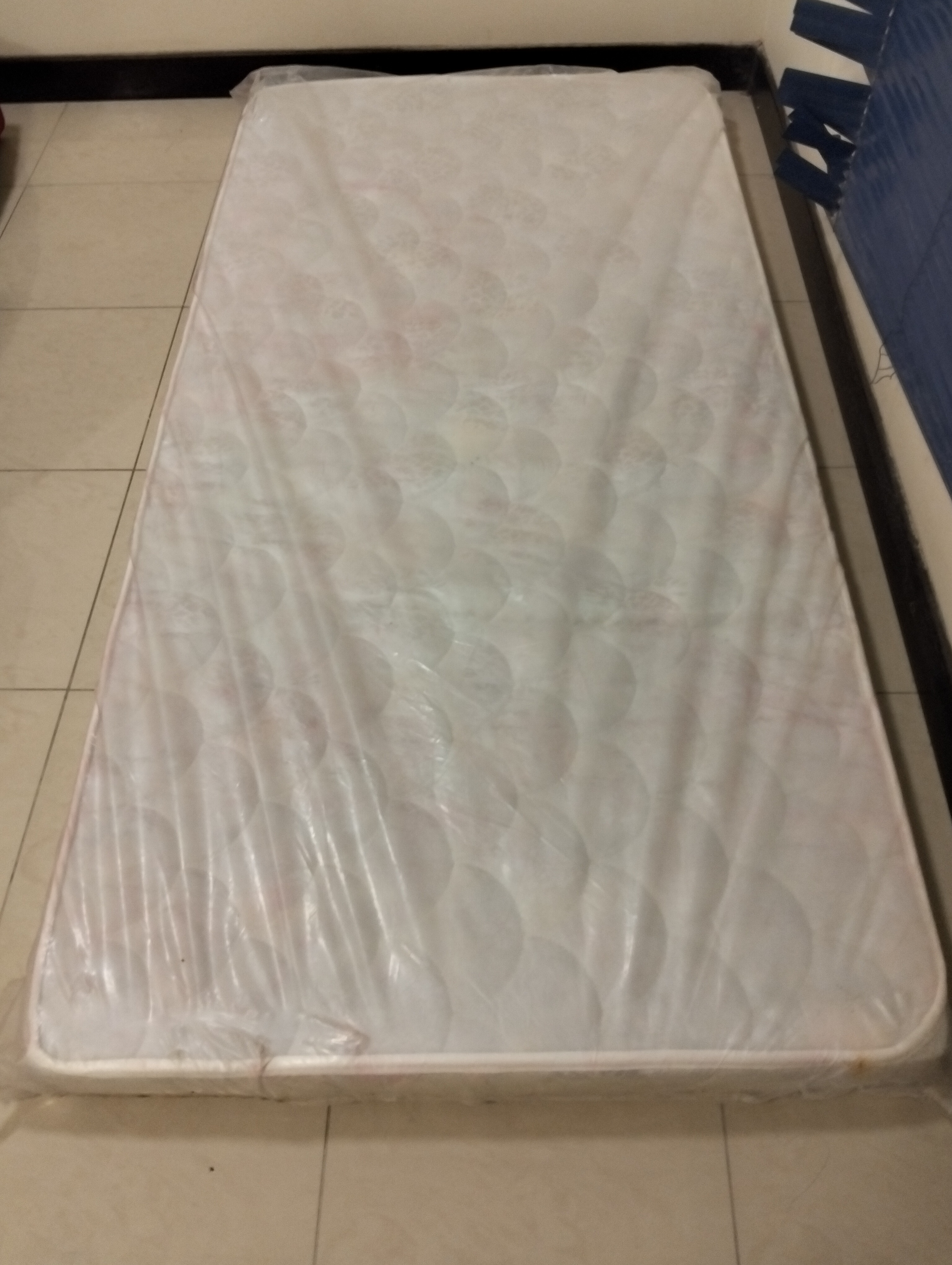 Quick sale: affordable price “Small Mattress Bed with Plastic Cover thickness 7 cm” for Sale MOVING OUT - Image 1