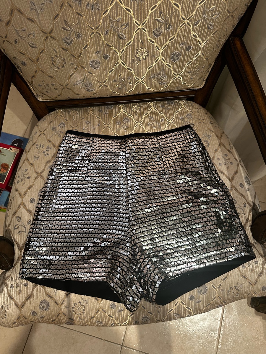 Zara Bermuda Shorts Sequin Size M - Image 2