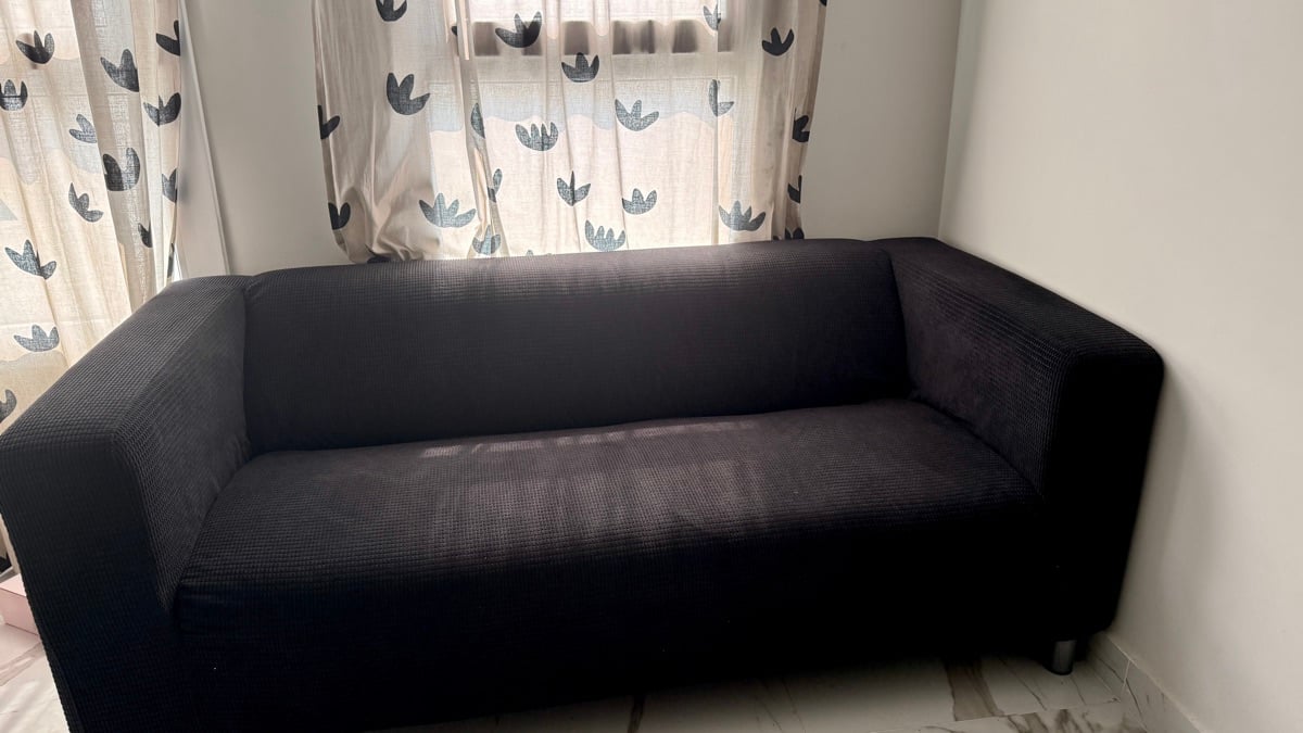 Used Ikea 2 seater sofa+ one extra seat cover - Image 2