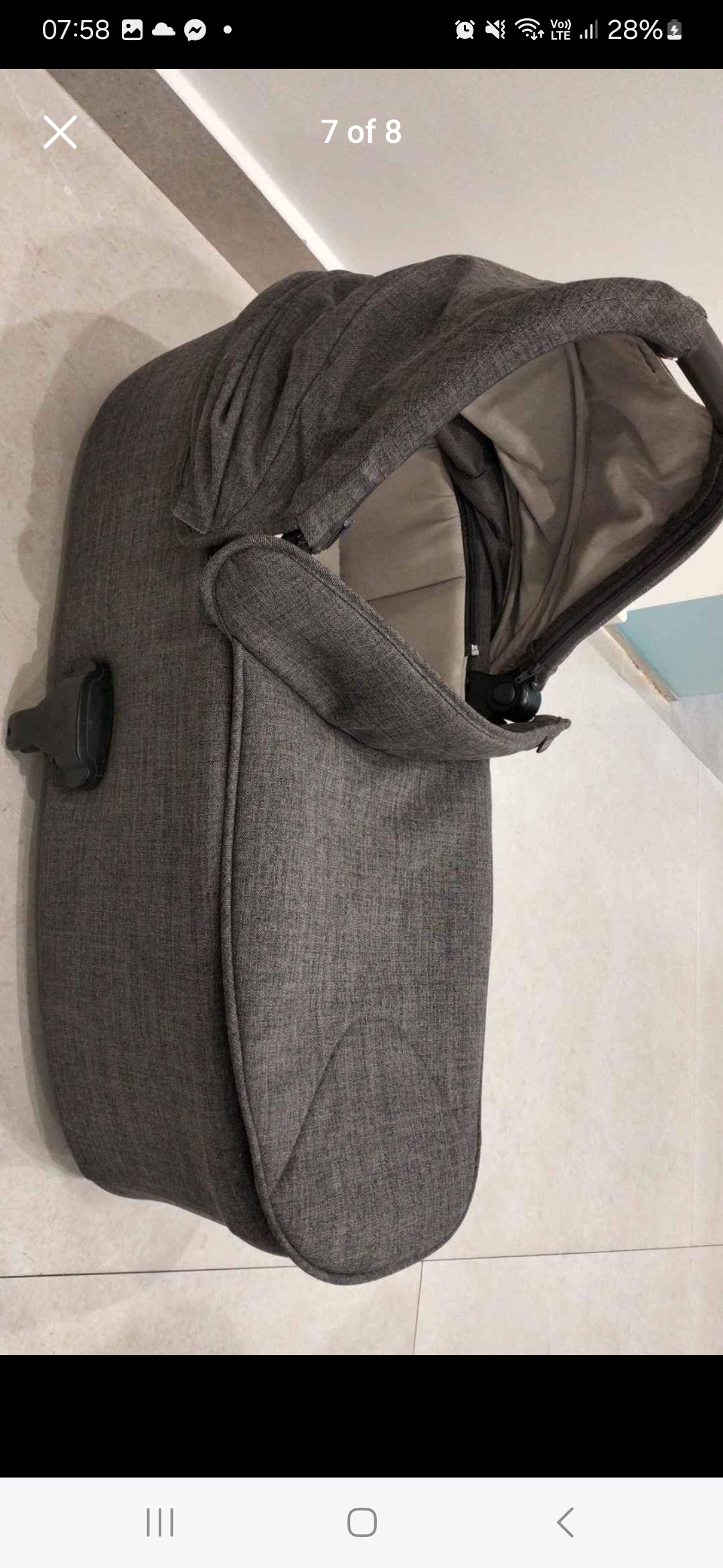 Baby cot,new condition / bassinet/ carrier - Image 6