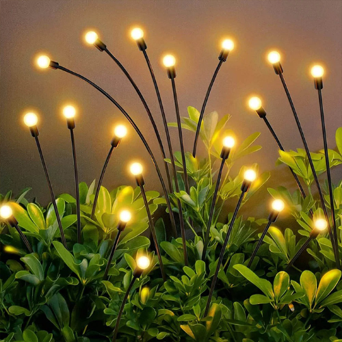 Led Firefly Large Installation 2 Pcs Solar Waterproof Outdoor LED Firefly Garden Decor Ligh | Items ...