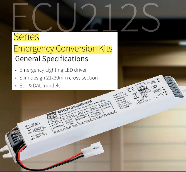 QCD Approved QLUX Emergency EXIT Lights & TRIDONIC  BESA Battery KITS - Image 4