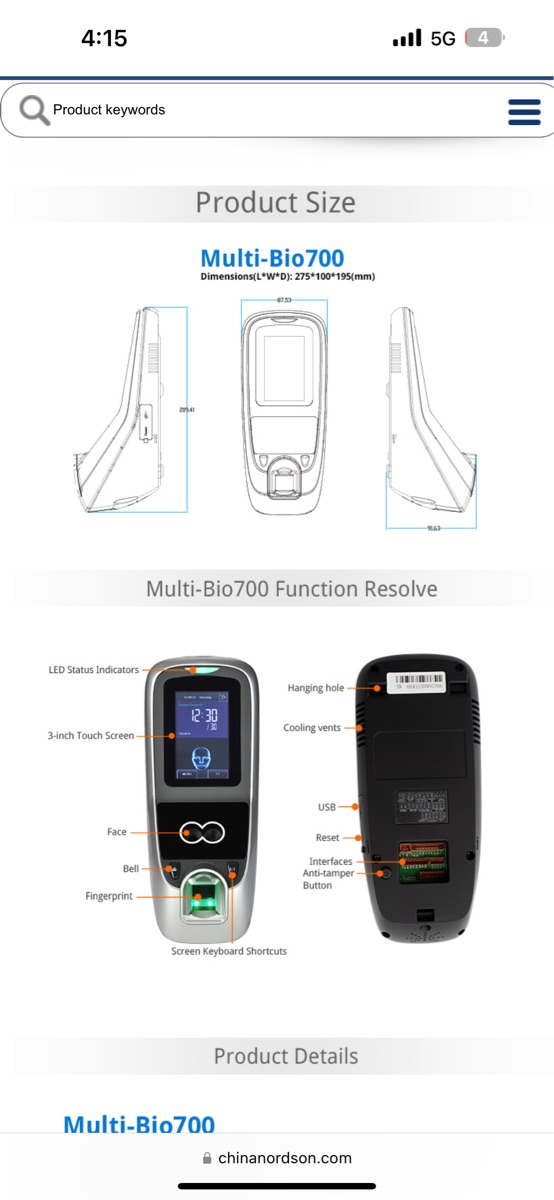 Biometric Time Attendance Machine - Image 10