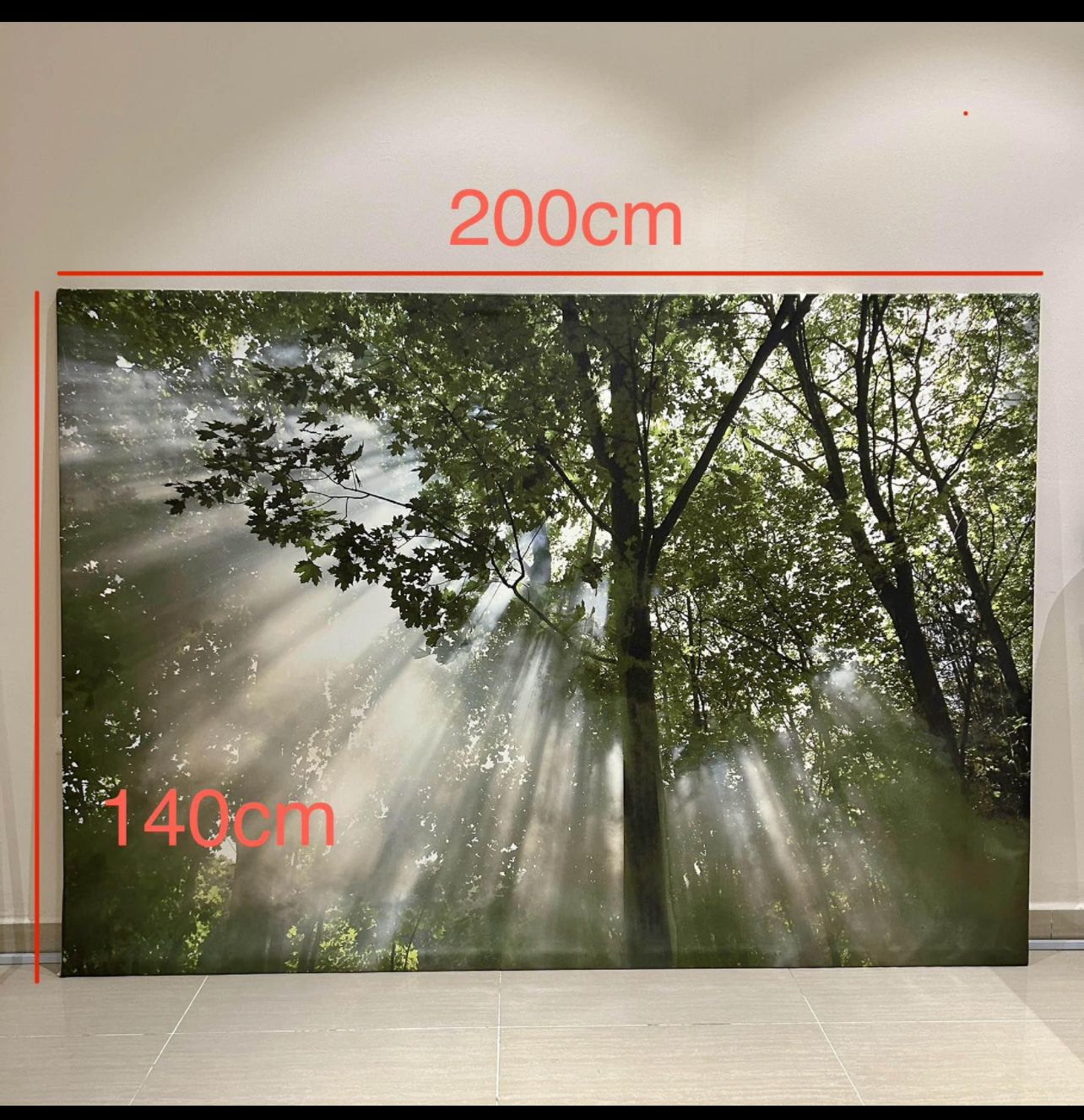 Large Imitation Oil Painting Canvas Picture 200x140 cm - Image 1
