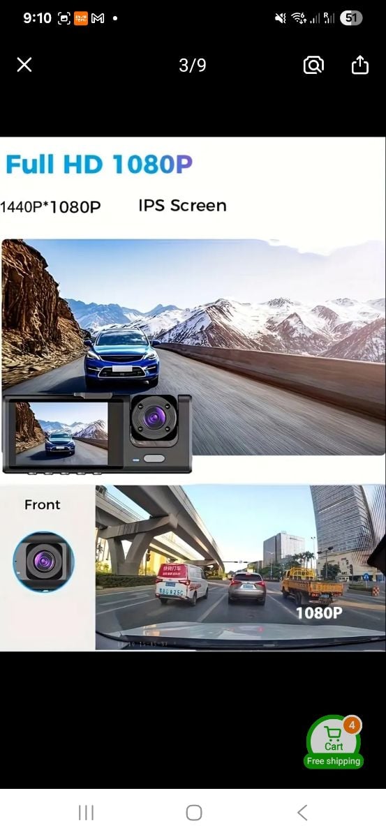 3 Cameras Dash Cam - Image 10