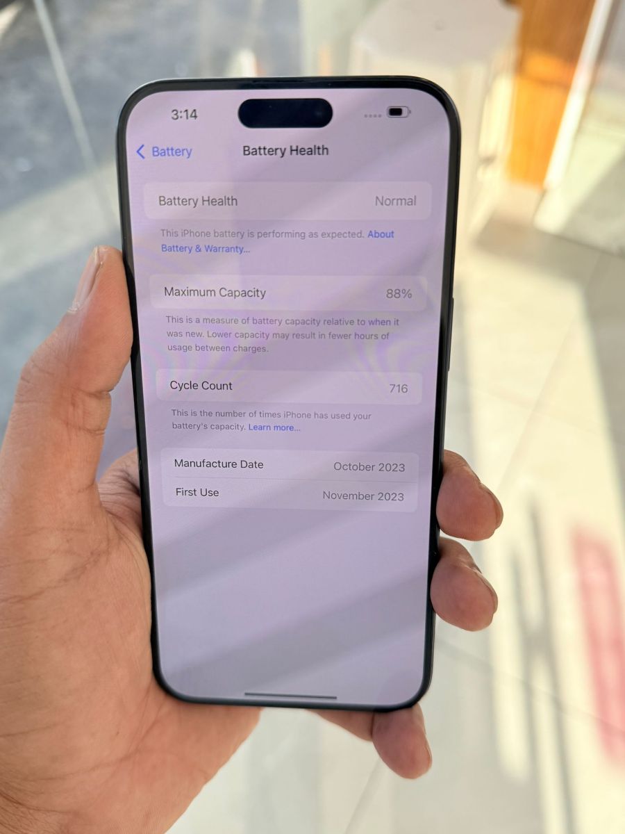 15promax blue titanium 256gb - Image 2