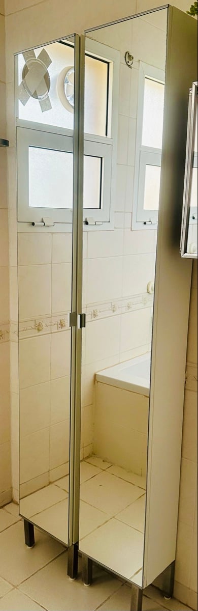 Bathroom Mirror Cabinets White - Two Units - Image 1