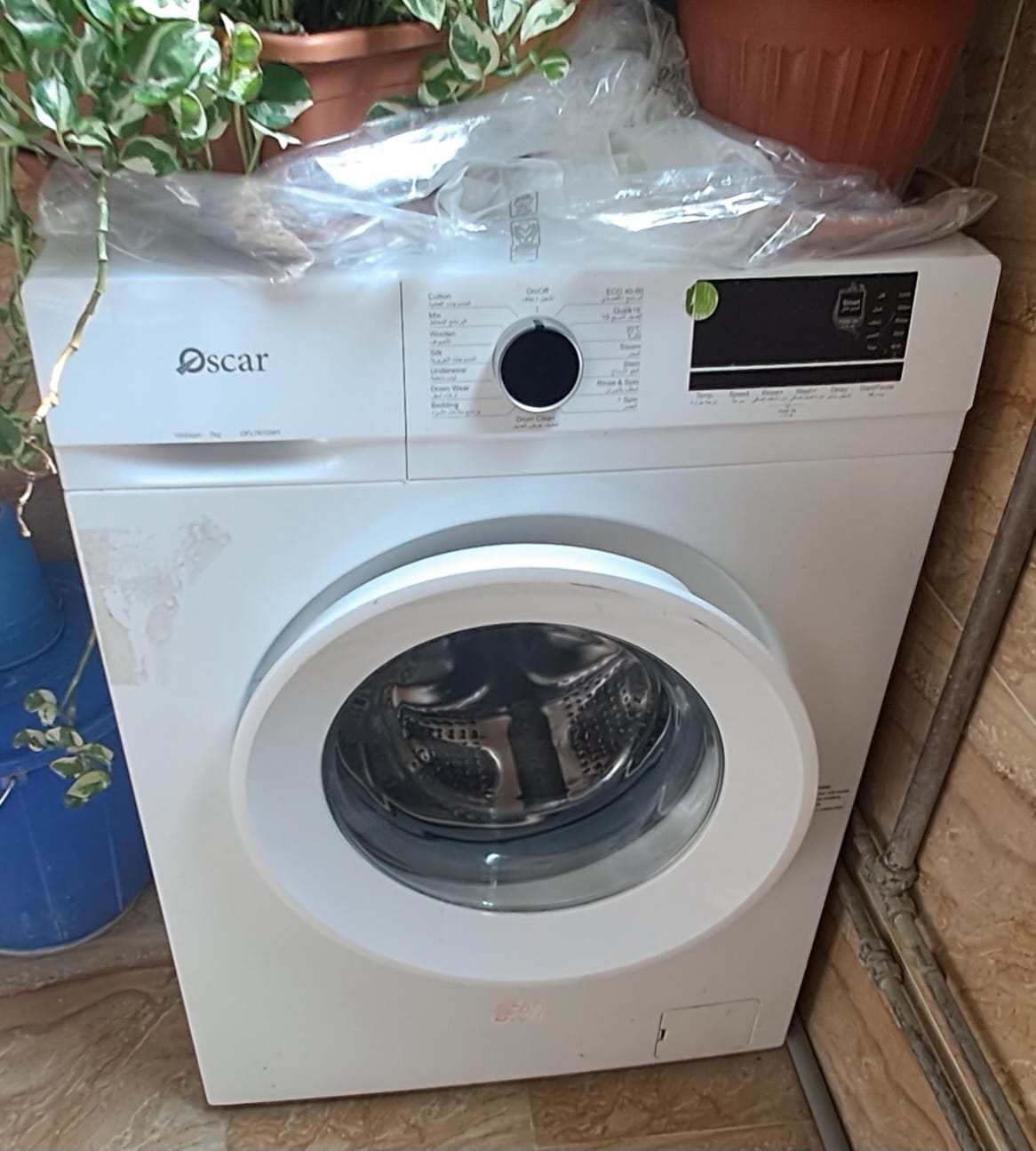 Automatic Front Loaded Oscar Washing Machine 7Kg - Image 3