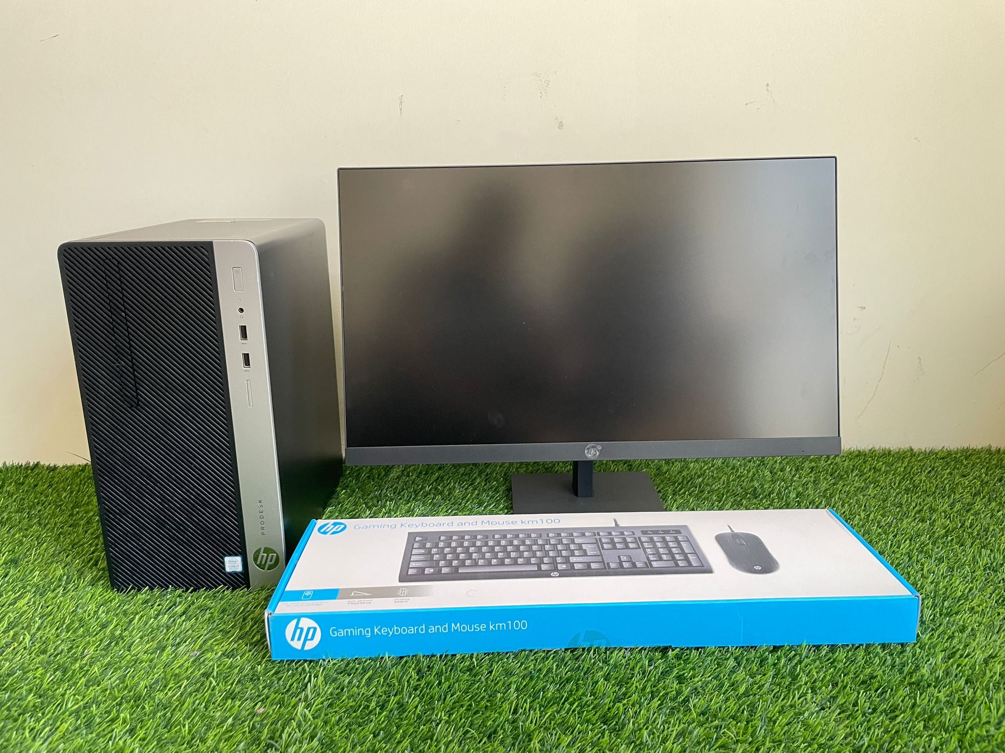 HP ProDesk 400 G6-i7-8th Gen-16GB RAM-512GB SSD- HP 24"inch Monitor(33176355) - Image 1