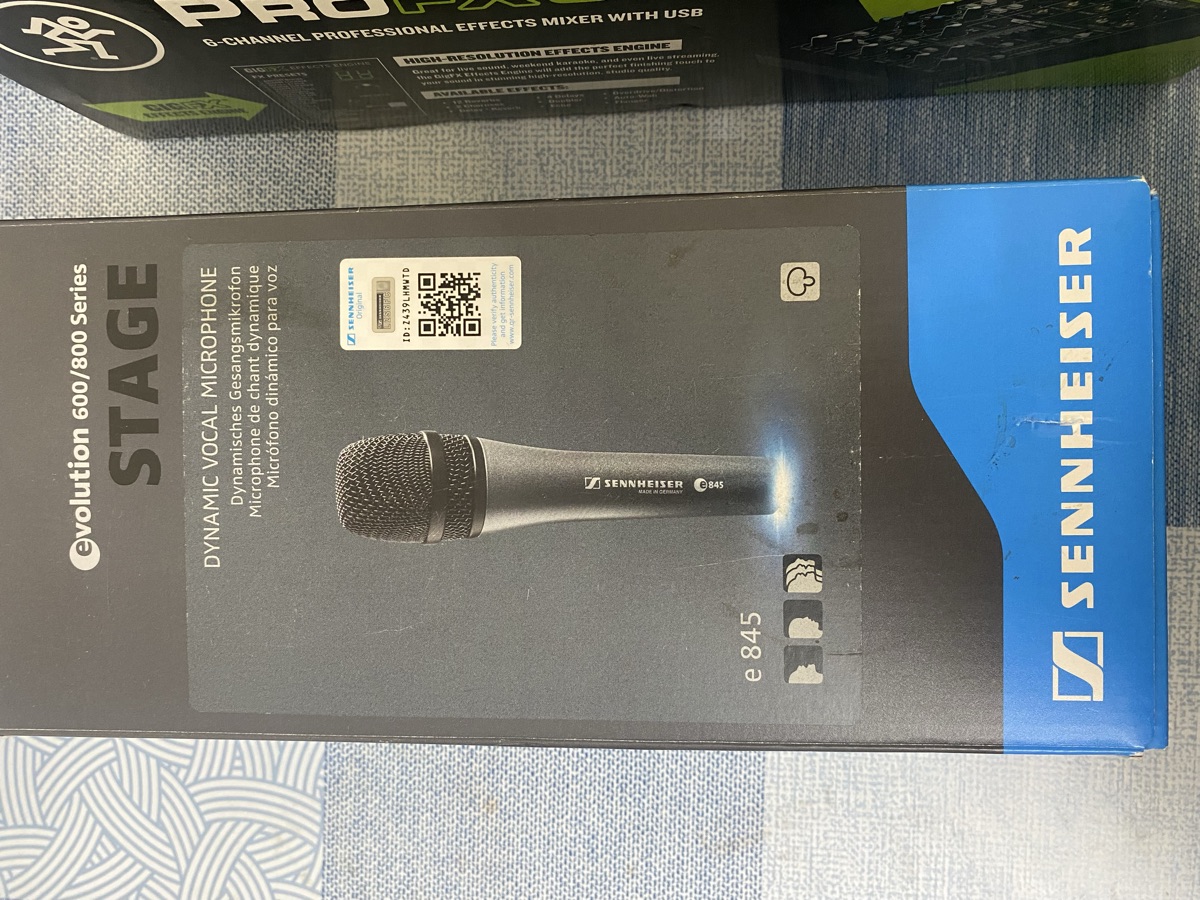 Sennheiser mic, mic stand , pop filter , mic cable - Image 6