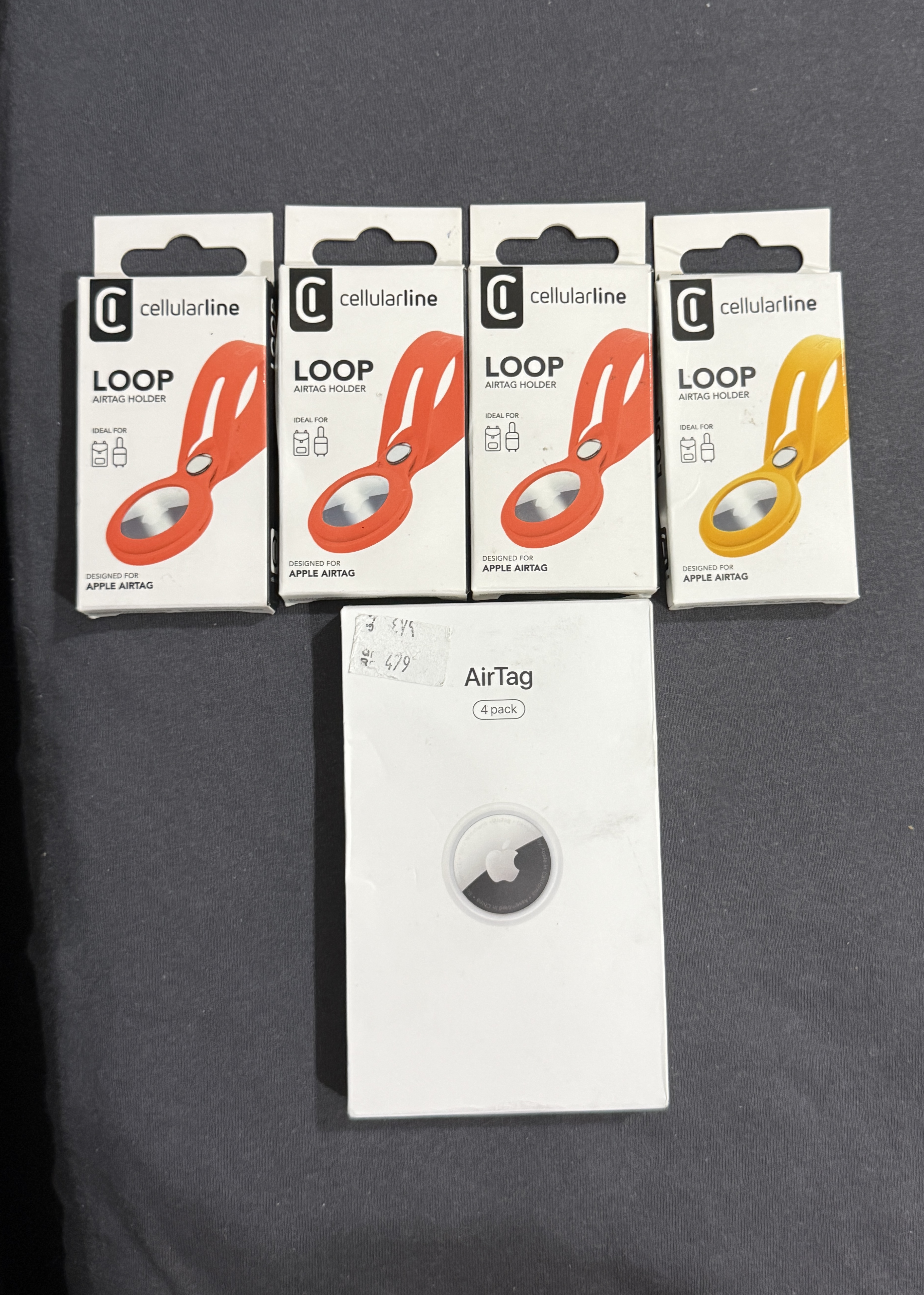 Apple Air Tags + Air Tags Loops - all brand new - Image 1