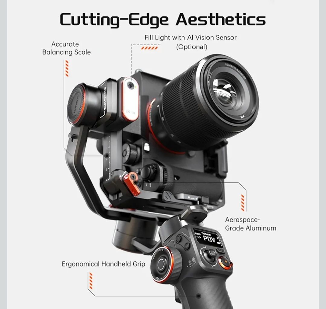 Hohem MT2 Gimbal new (works with cameras and mobiles) - Image 7