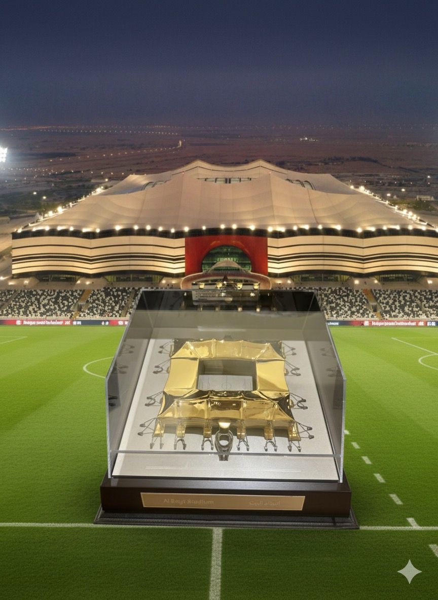 Gold Plated Albayt Stadium Miniature - Image 6