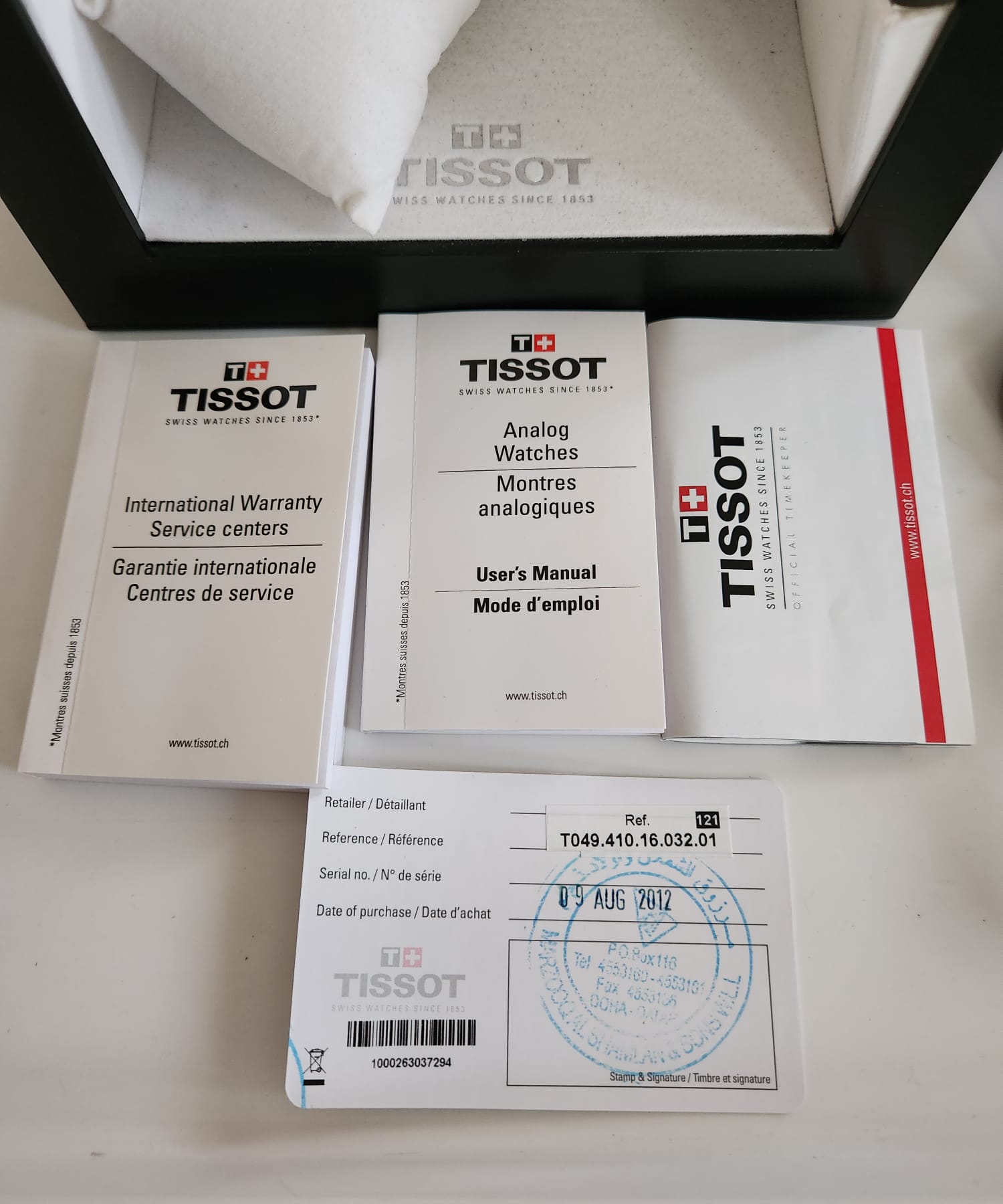 TISSOT Men's Watch (like new) with Box & papers - Image 3