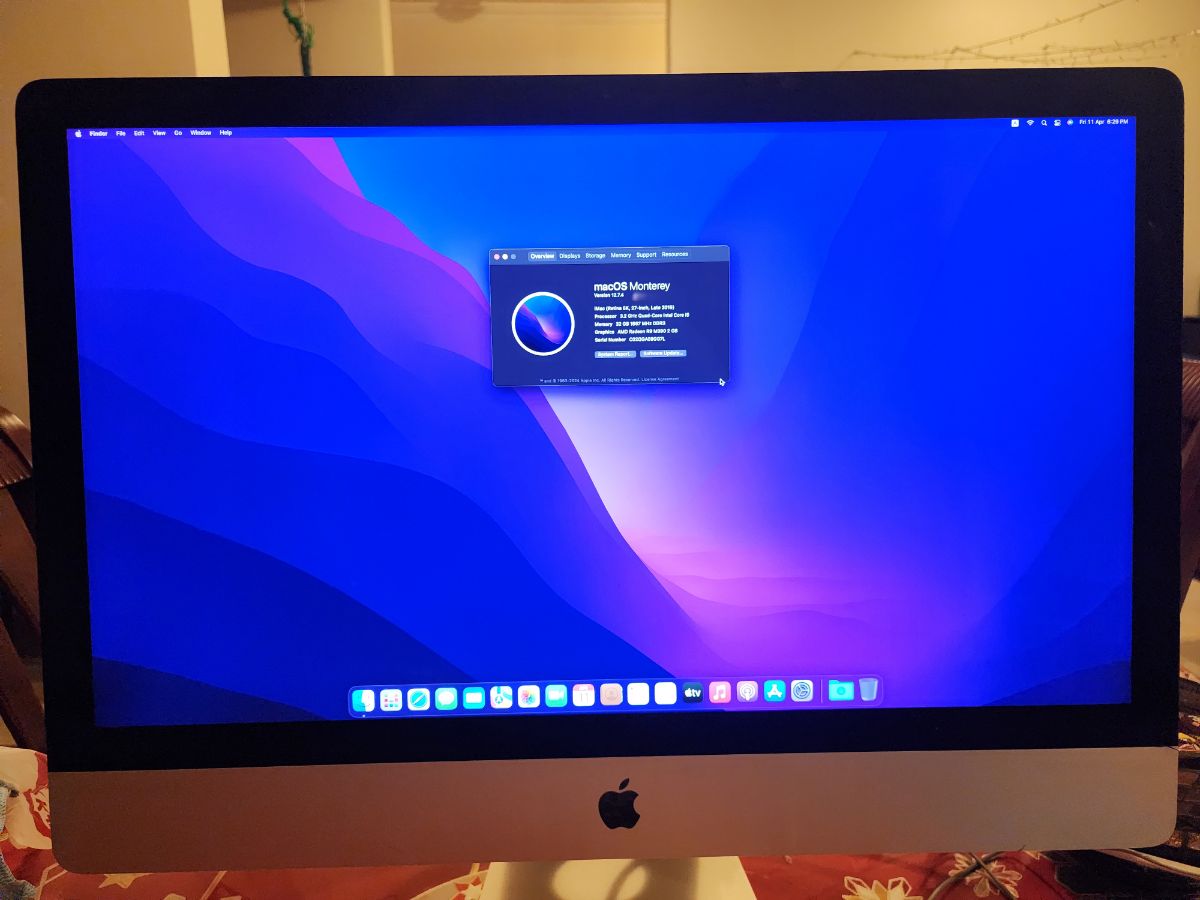iMAC 27" 3.2 GHZ Quad Core Intel Core i5 - Image 2