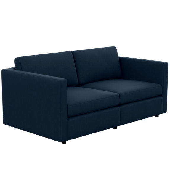Stylish Blue Fabric Sofa – Excellent Condition - Image 3