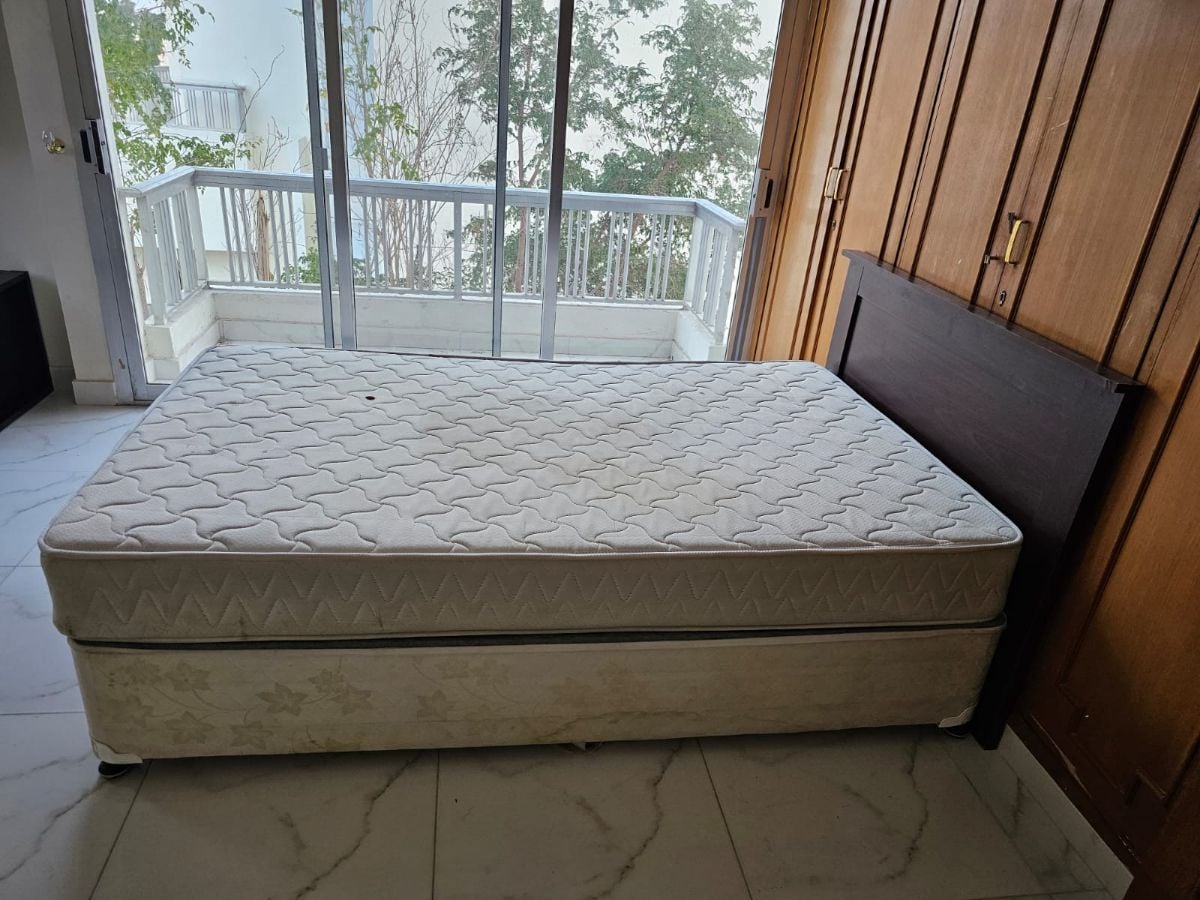 120cm bed frame with mattress - Image 2