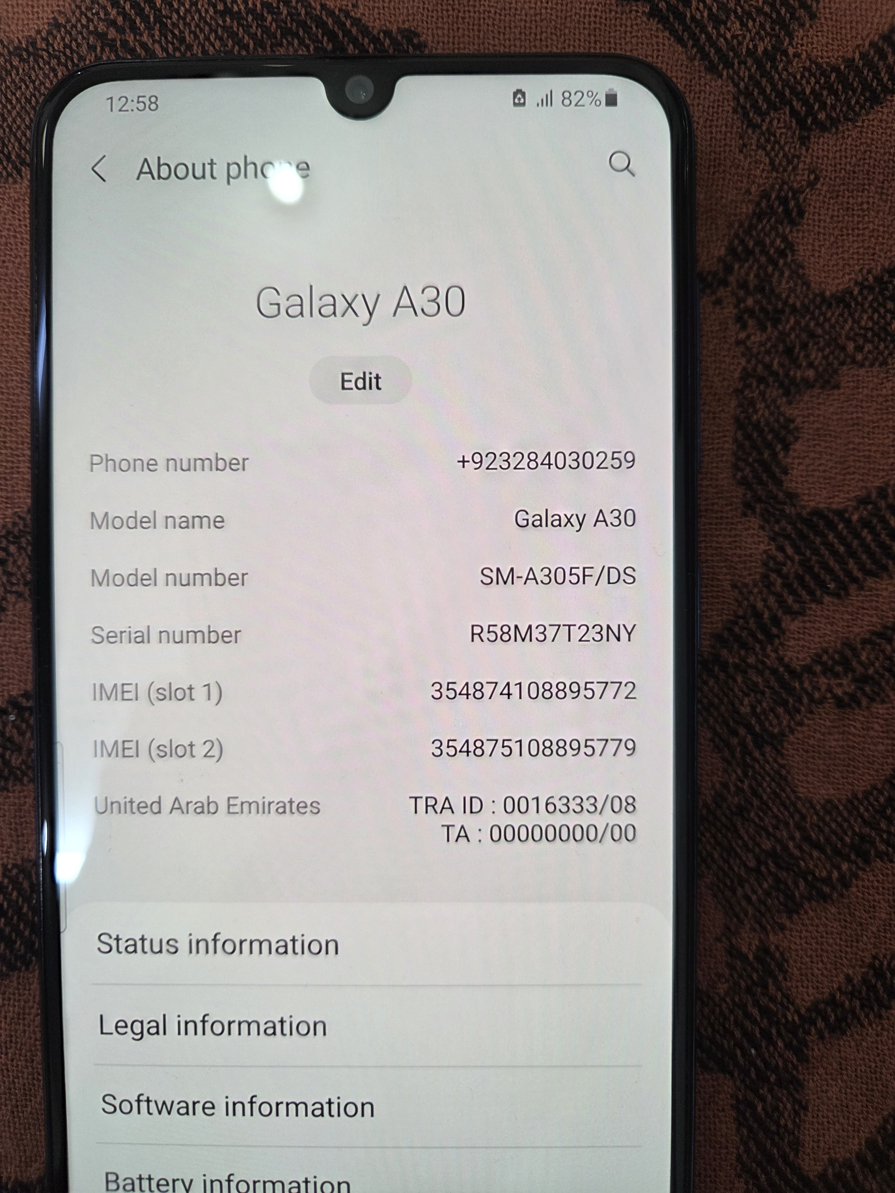 SAMSUNG GALAXY A 30 / 64 GB - Image 2