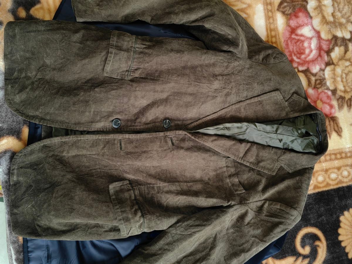 Men's  Smart Casual Suede Jacket with elbow patch - Image 2