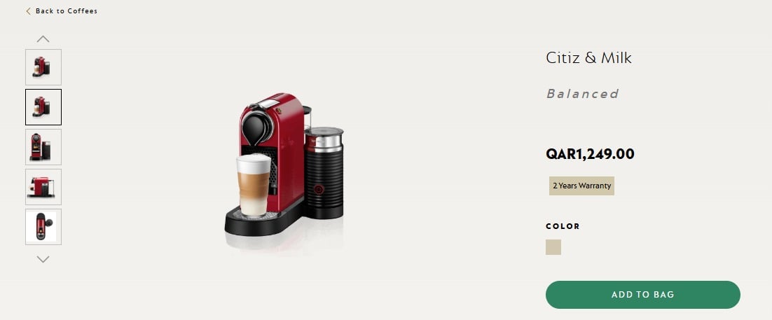 Nespresso Capsule Machine Citiz & Milk - Image 1